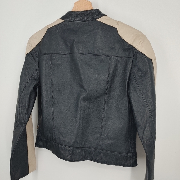 A&S Selections | leather moto jacket - Picture 6 of 7